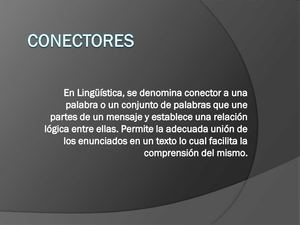 Conectores lógicos