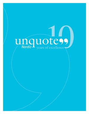 Unquote | 10 years of excellence