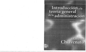 19.Introducción a la Teoría General de la Administración - Chiavenato, Idalberto 7ma Edición