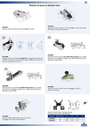 Verricelli arganelli | Mediterranea forniture nautica