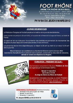 PV 84 du jeudi 8 mars 2012