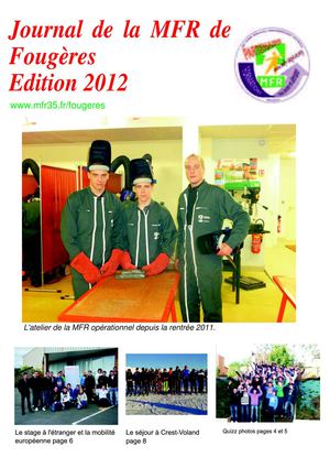 Journal de la MFR de Fougères