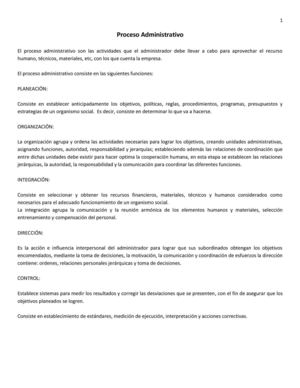 Proceso Administrativo