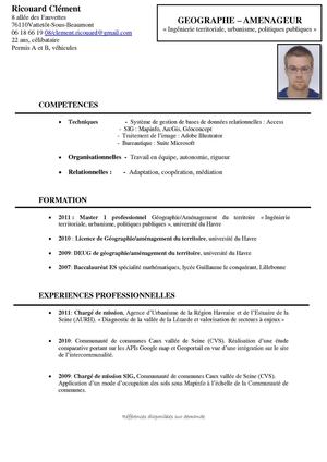 CV Clément Ricouard