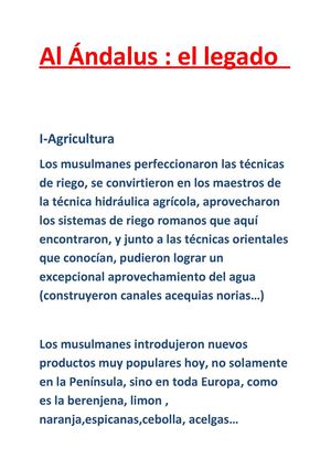 Sophie -  Al Andalus. Legado Devoir