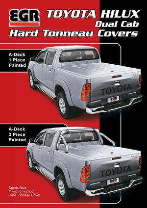 Toyota Hilux Hard Tonneau retail flyer
