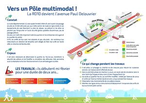 Transformation de la RD10 - mars 2012