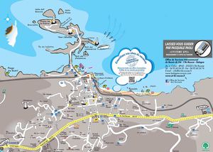 Plan de la ville de L'Ile-Rousse