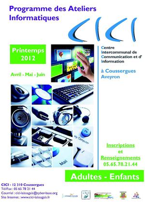 Ateliers Avril-Mai-Juin au CiCi