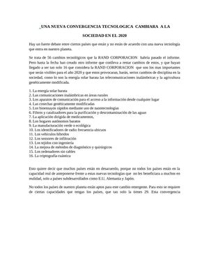 Convergencia Tecnologica