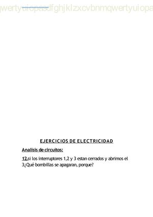 ejercicios de electricidad