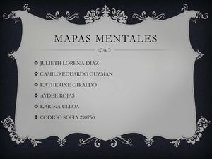 MAPAS MENTALES