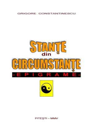 GRIGORE  CONSTANTINESCU - EPIGRAME