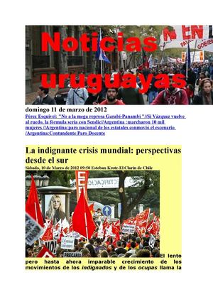 Noticias Uruguayas domingo 11 de marzo de 2012