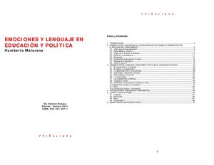 EMOCIONES Y LENGUAJE EN EDUCACIÓN Y POLÍTICA