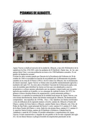 Pedanias de Albacete