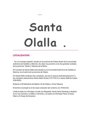 mi pueblo ( santa olalla ) 