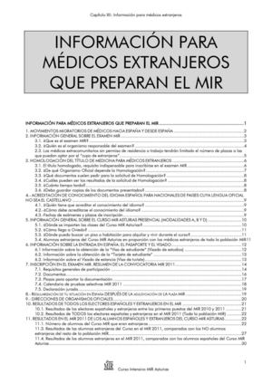 Información para médicos extranjeros 2012
