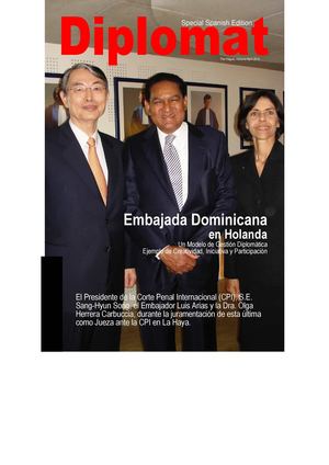 Revista Embajada Dominicana La Haya, Holanda. 
