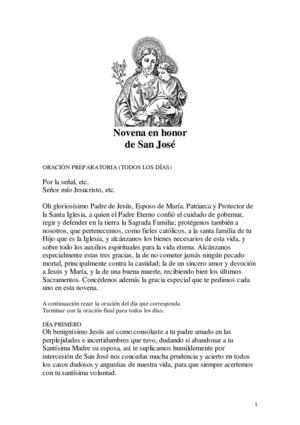 Novena a San José