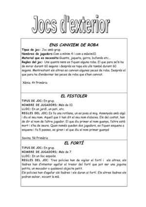 JOCS D'EXTERIOR