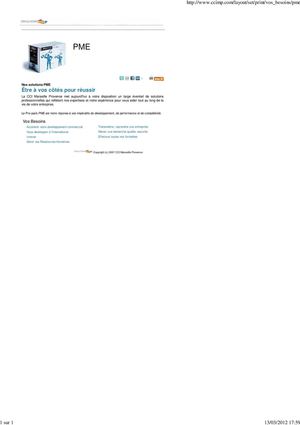Catalogue de la CCI de Marseille - Mars 2012