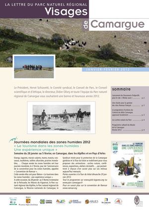 Lettre d'information du Parc naturel régional de Camargue janvier-février 2012