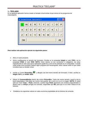 Practica de teclado