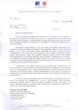 Réponse de Xavier BERTRAND :