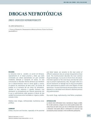 medicamentos nefrotoxicos