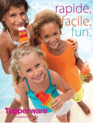 Catalogue Tupperware printemps-été 2012
