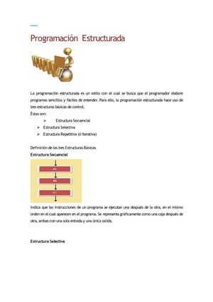 Programación Estructurada