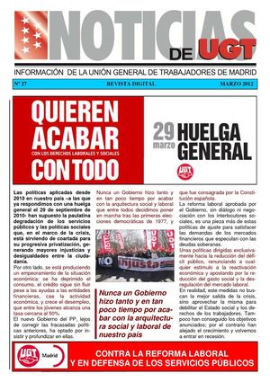Periódico Noticias pre-Huelga