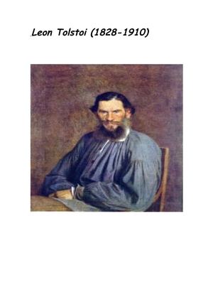 Biografia de Leon Tolstoi