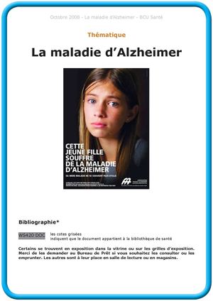 La maladie d'Alzheimer