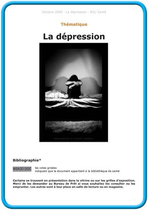 La dépression