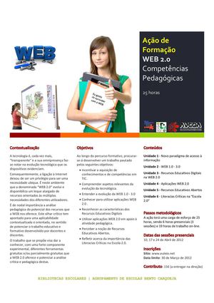 Acção de Formação “Web 2.0: Competências Pedagógicas”