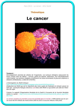 Le cancer