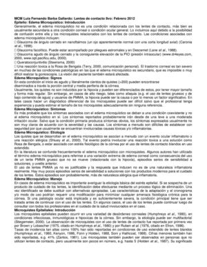 Edema microquistico Apunte lc 8vo