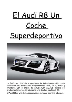 Proceso de Fabricación del Audi R8