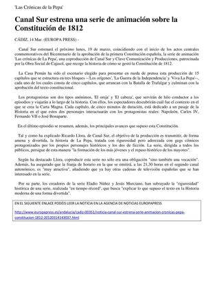 ARTÍCULO SOBRE LA PEPA