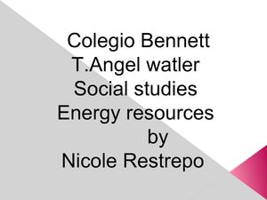 energy resources 