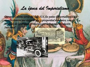 La época del Imperialismo
