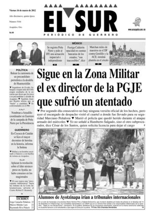 El Sur 16 de marzo de 2012