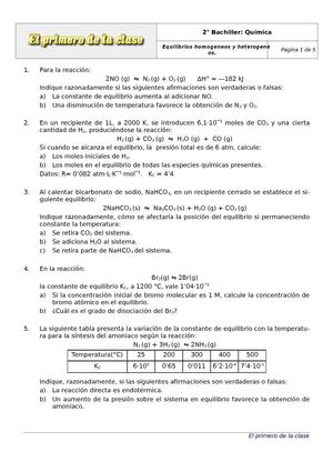 2º Bachiller. Ejercicios: Acidos y bases