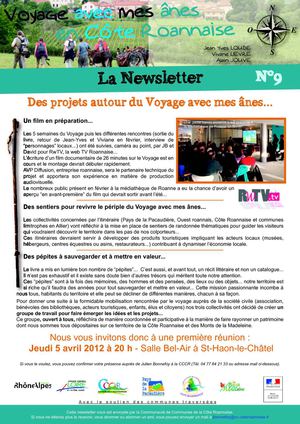 La Newsletter du Voyage avec mes ânes en Côte Roannaise - N°9