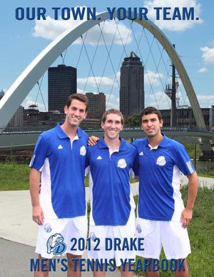 2012 Drake Men's Tennis Yearbook