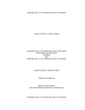 HISTORIA DE LA UNIVERSIDAD MINUTO DE DIOS harlin
