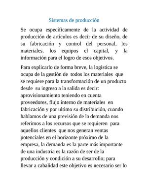 sistemas productivos 