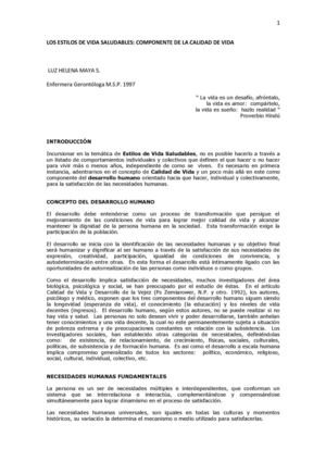 Los estilos de vida saludables